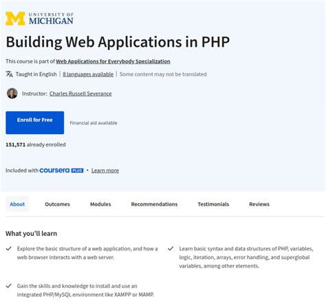 coursera php|php course duration.